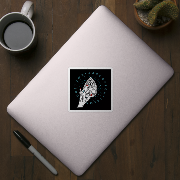 Occult Day, spirit board planchette by HolidayBug